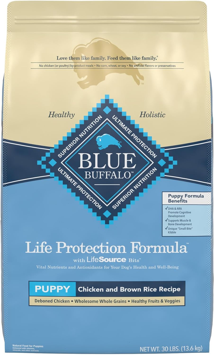 Blue Buffalo Life Protection Formula Puppy Chicken & Brown Rice Recipe