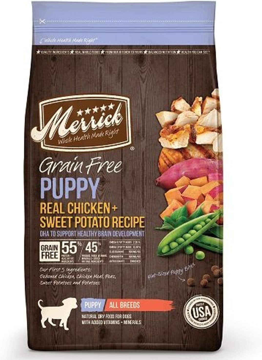 Merrick Grain Free Puppy Recipe Real Chicken & Sweet Potato